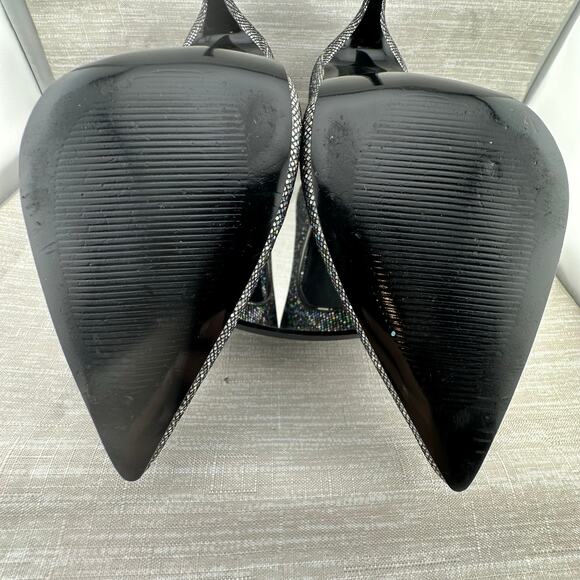 Steve Madden Women Black Pewter Rhinestone Daisie Most Pumps 8.5 - Picture 9 of 10